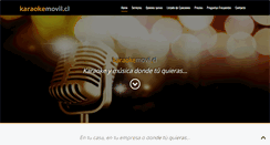 Desktop Screenshot of karaokemovil.cl
